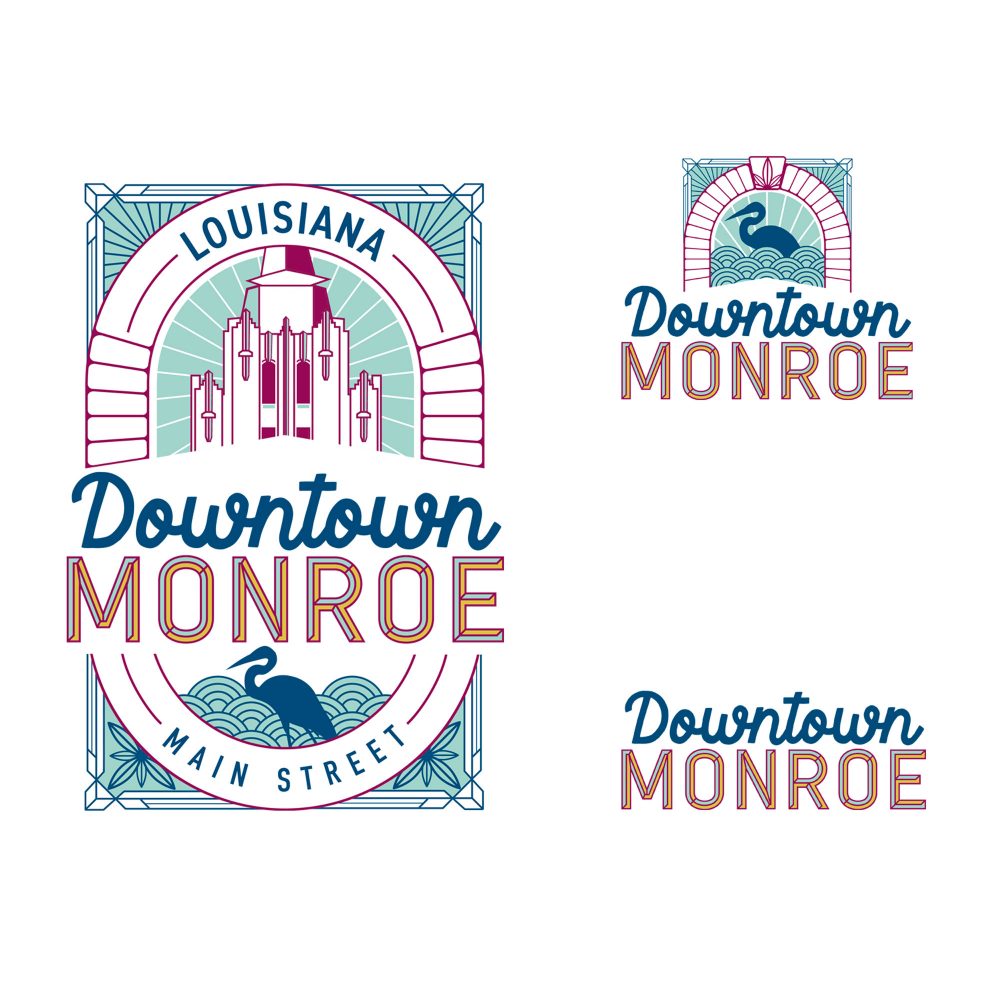 Downtown Monroe Branding and Logo by Aldridge